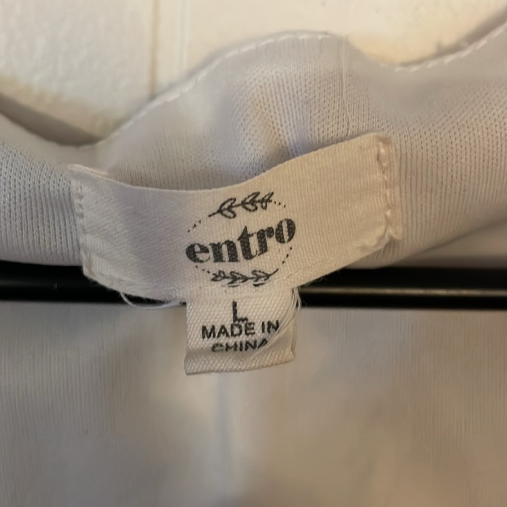 Entro blouse with leaf pattern - Picture 3 of 4